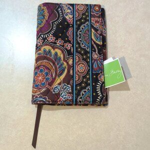 Vera Bradley Quilted Fabric Paperback Book Cover in Ret. Kensington Pattern NWT